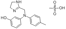 甲磺酸酚妥拉明, 65-28-1, 结构式