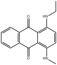 1-(ethylamino)-4-(methylamino)anthraquinone 结构式