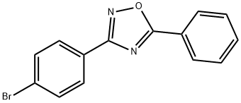 3-(4-BROMOPHENYL)-5-PHENYL-1,2,4-OXADIAZOLE 结构式