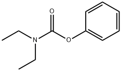 苯基二乙基氨基甲酸酯 结构式