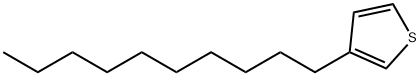 3-癸基噻吩, 65016-55-9, 结构式