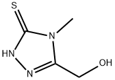 (5-巯基-4-甲基-4H-1,2,4-三唑-3-基)甲醇 结构式