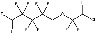 1,1,2-Trifluoro-2-chloroethyl-2,2,3,3,4,4,5,5-octafluoropentyl ether 结构式