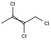 1,2,3-trichloro-2-butene 结构式