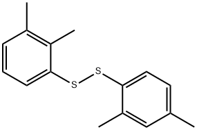 2,3-xylyl 2,4-xylyl disulphide 结构式
