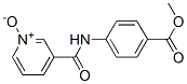 3-[[4-(Methyloxycarbonyl)phenyl]carbamoyl]pyridine 1-oxide 结构式
