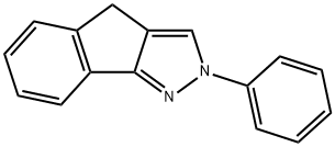 2-PHENYL-2,4-DIHYDRO-INDENO[1,2-C]PYRAZOLE 结构式