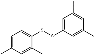 2,4-xylyl 3,5-xylyl disulphide 结构式