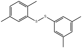 2,5-xylyl 3,5-xylyl disulphide 结构式