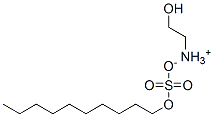 (2-hydroxyethyl)ammonium decyl sulphate 结构式