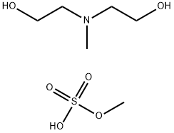 bis(2-hydroxyethyl)methylammonium methyl sulphate 结构式