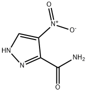 吡唑-3-甲酰胺,4-硝基- 结构式