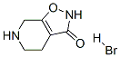 4,5,6,7-tetrahydroisoxazolo[5,4-c]pyridin-3(2H)-one monohydrobromide 结构式