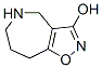 2H-Isoxazolo[4,5-c]azepin-3(4H)-one,5,6,7,8-tetrahydro-(9CI) 结构式