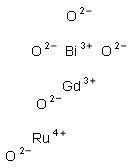 Bismuth gadolinium ruthenium oxide 结构式
