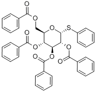 .alpha.-D-Glucopyranoside, phenyl 1-thio-, tetrabenzoate 结构式