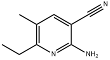 3-Pyridinecarbonitrile,  2-amino-6-ethyl-5-methyl- 结构式