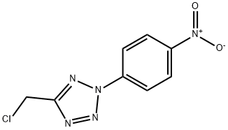 5-(Chloromethyl)-2-(4-nitrophenyl)-2H-tetrazole 结构式