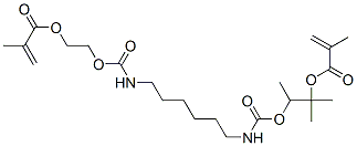 2-Propenoic acid, 2-methyl-, trimethyl-4,13-dioxo-3,14-dioxa-5,12-diazahexadecane-1,16-diyl ester 结构式