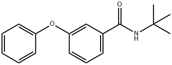 Benzamide, N-(1,1-dimethylethyl)-3-phenoxy- Structure