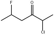 3-Hexanone,  2-chloro-5-fluoro- 结构式