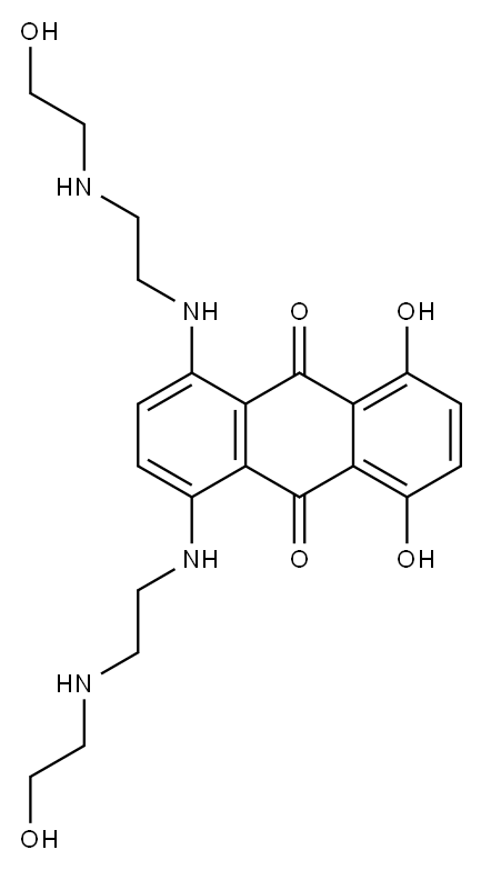 Mitoxantrone Structure