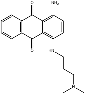 1-amino-4-[[3-(dimethylamino)propyl]amino]anthraquinone 结构式