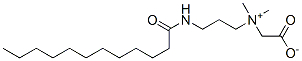 2-[3-(dodecanoylamino)propyl-dimethyl-ammonio]acetate 结构式