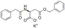 potassium (2S)-4-oxo-2-[(2-phenylacetyl)amino]-4-phenylmethoxy-butanoa te 结构式