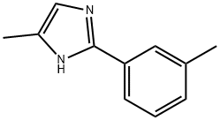 4-METHYL-2-M-TOLYL-1H-IMIDAZOLE 结构式
