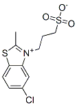 5-氯-2-甲基-3-(3-磺酸丙基)苯丙噻唑内翁盐 结构式