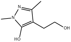 1H-Pyrazole-4-ethanol,  5-hydroxy-1,3-dimethyl- 结构式