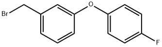 3-(4-氟苯氧基)苄溴 结构式