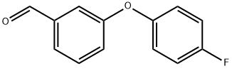 3-(4-氟苯氧基)苯甲醛 结构式