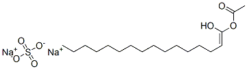 sodium 1-acetoxyhexadecenol sulphate 结构式