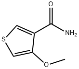 4-甲氧基噻吩-3-甲酰胺 结构式