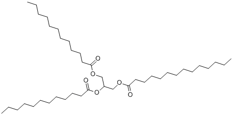 1,3-月桂酸-3-癸酸甘油酯 结构式
