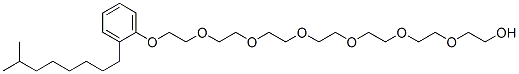 20-(isononylphenoxy)-3,6,9,12,15,18-hexaoxaicosan-1-ol 结构式
