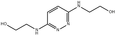 2-({6-[(2-HYDROXYETHYL)AMINO]PYRIDAZIN-3-YL}AMINO)ETHAN-1-OL 结构式
