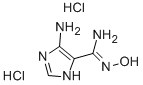 5(4)-氨基咪唑-4(5)-羧胺二盐酸盐 结构式