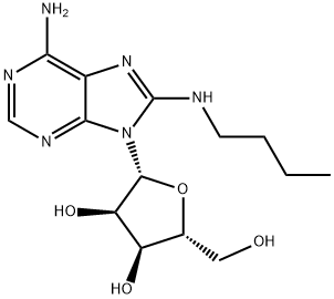 8-butylaminoadenosine 结构式