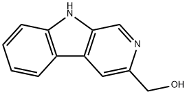 3-羟甲基-Β-咔啉 结构式