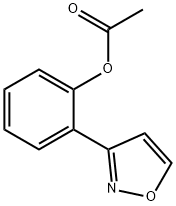 3-(2-Acetyloxyphenyl)isoxazole 结构式