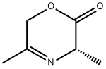 2H-1,4-Oxazin-2-one,3,6-dihydro-3,5-dimethyl-,(S)-(9CI) 结构式