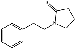 2-Pyrrolidinethione,  1-(2-phenylethyl)- 结构式