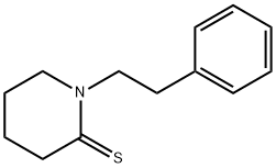 2-Piperidinethione,  1-(2-phenylethyl)- 结构式