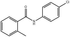 N-(4-chlorophenyl)-2-methyl-benzamide 结构式