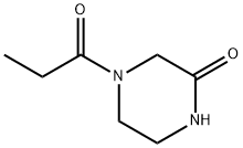 4-丙基哌嗪-2-酮 结构式