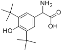 AMINO-(3,5-DI-TERT-BUTYL-4-HYDROXY-PHENYL)-ACETIC ACID 结构式