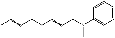 N-Methyl-N-(2,6-octadienyl)aniline 结构式